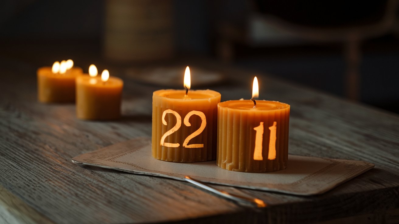 velas de miel 11 y 22